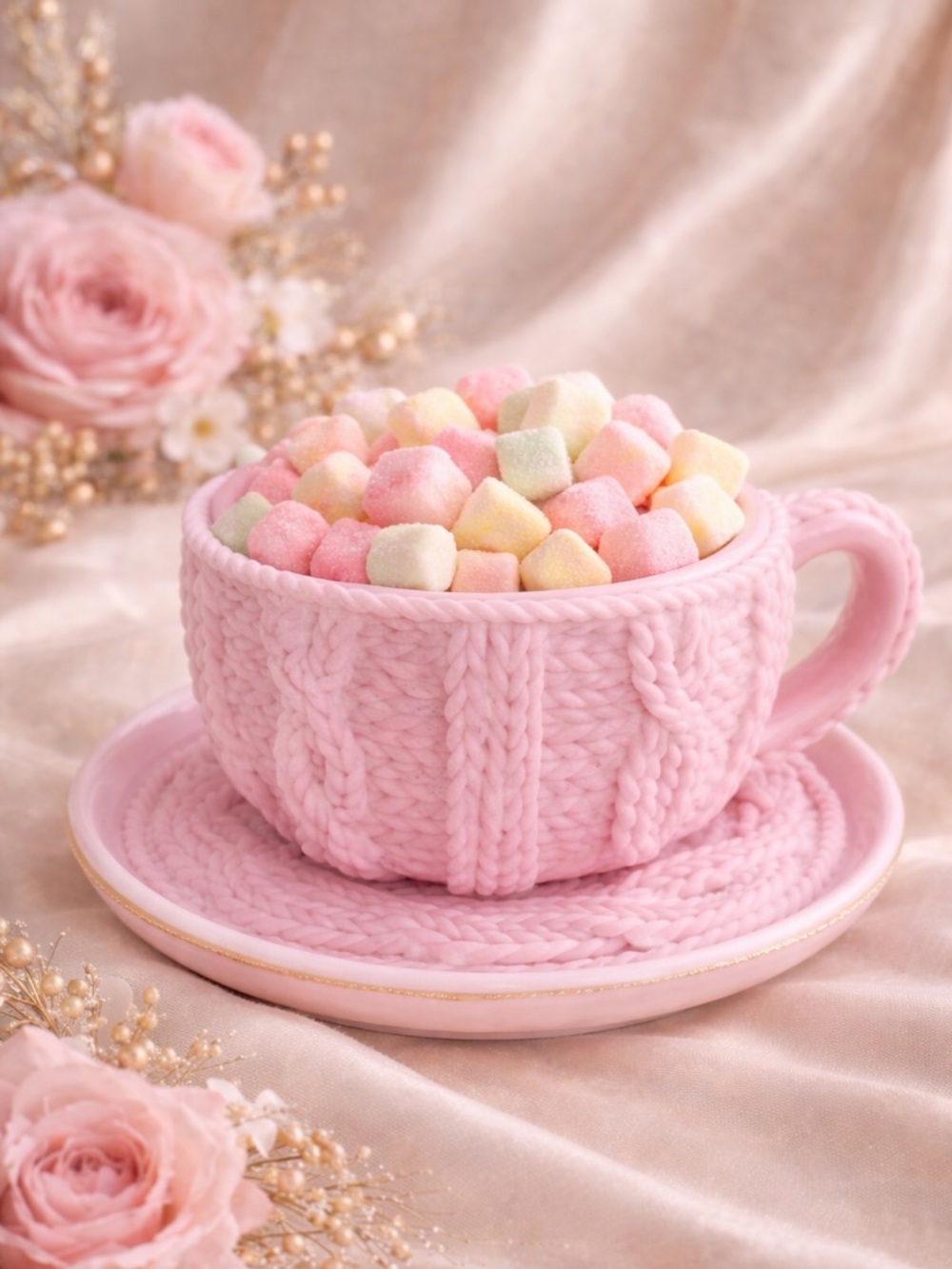 3D Knitted Teacup Silicone mold